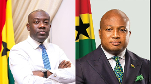 Titus Glover says Oppong Nkrumah (L) has filed RTI, urges Ablakwa (R( to release diplomat details