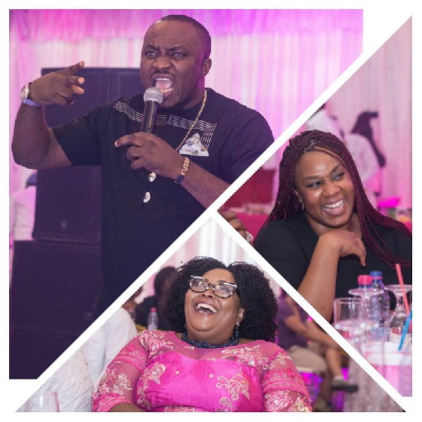 DKB (L) thrills mothers at the event