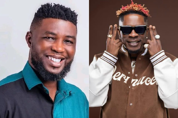 Kwame Dadzie (L) and Shatta Wale (R)
