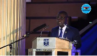 The Vice-Chancellor of University of Ghana, Prof  Ebenezer Oduro Owusu