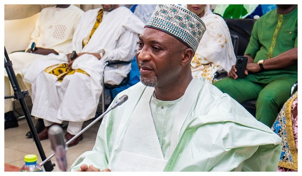 Minister of Interior-designate Mohammed-Mubarak Muntaka