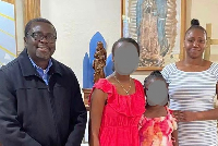 The late Dr Kofi Akamani and his family