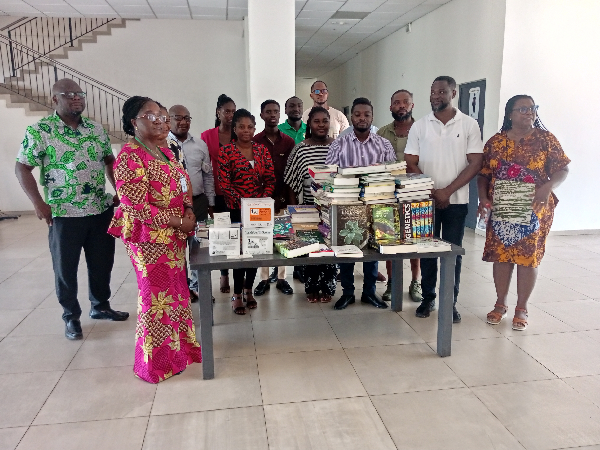 A photo captured during the donation exercise