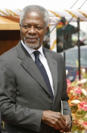 Kofi Annan At Mills Innauguration