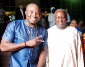 The picture of DKB and President Mahama