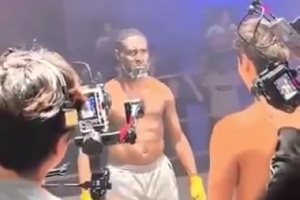 Prophet Ogyaba demonstrated his martial arts skills during the production of the movie