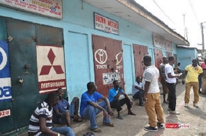 File photo of closed shops