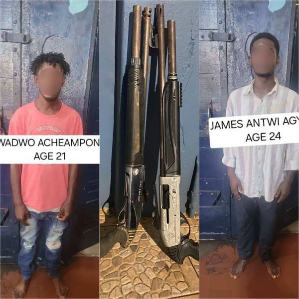 Anti-Armed Robbery Unit arrests two individuals for unlawful possession of firearms