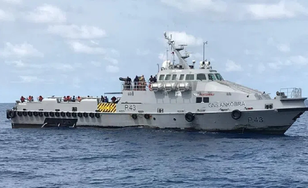 Ghana Armed Forces rescue stranded fishermen after armed sea attack