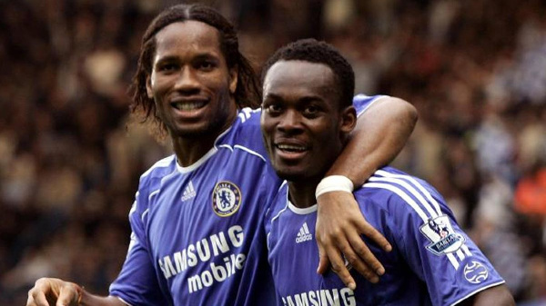 Essien declares Drogba as the best striker he’s played with