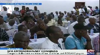 The congress has been postponed due to an injunction by  Accra Great Olympics