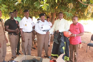 Items including working gears were donated to the team