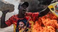 Protester for Kenya