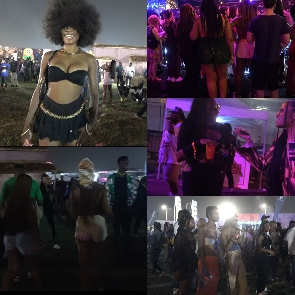 Women come looking hot at Afrochella