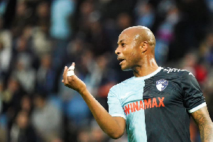 Andre Ayew, forward for Le Havre