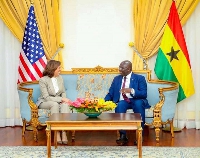 Vice President of the United States of America, Kamala Harris and Vice President  Dr. Mahamudu Bawum