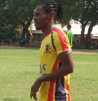 Hearts midfielder Mustapha Essuman
