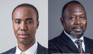 Kwabena Adu-Boahene (L) and Dr Dominic Ayine (R)