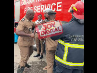 The fire officers 'attacked' the motor rider for saying they had no water in fire tenders