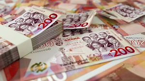 File photo of cedi notes