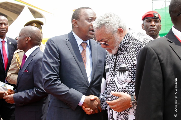 President Kenyatta waited in the sun over 15 minutes for his vehicle