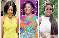 From left: Yvonne Nelson, Yvonne Okoro and Jackie Appiah