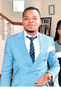 Obinim Blue Suit