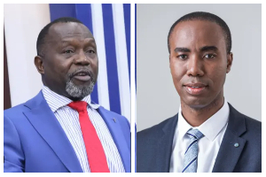 Dominic Ayine [L] and Kwabena Adu Boahene