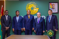 The meeting focused on Ghana’s efforts to formalise the gold trading sector
