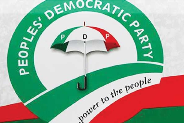File photo of Peoples Democratic Party logo
