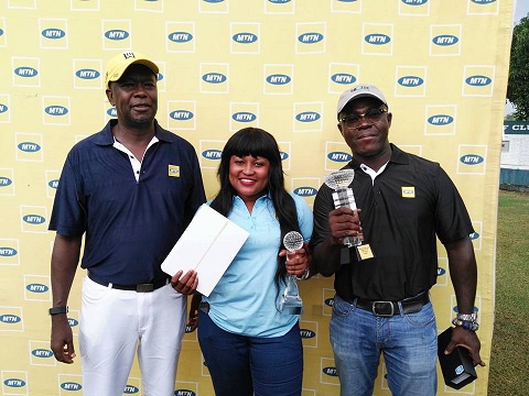 Geoffrey Avornyotse and Vivian Dick were the proud winners at the 2017 MTN CEO