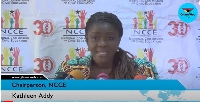 Kathleen Addy, Chairperson, National Commission for Civic Education (NCCE)