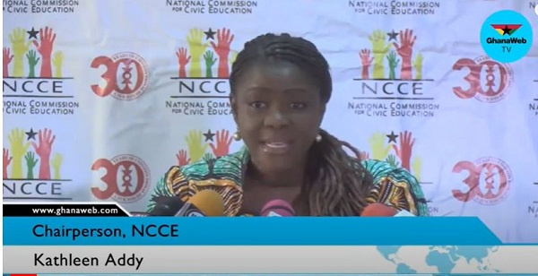 Kathleen Addy, Chairperson, National Commission for Civic Education (NCCE)