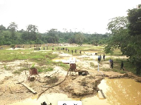 Farm destroyed by illegal mining