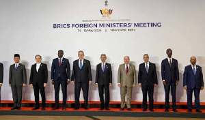 BRICS officials pose for a group photo in New Delhi BRICS officials pose for a group photo in New Delhi