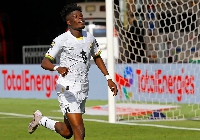 Black Meteors forward Emmanuel Yeboah