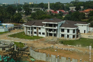 Picture of the house under construction