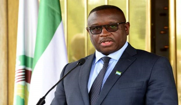 Sierra Leone President Julius Maada Bio