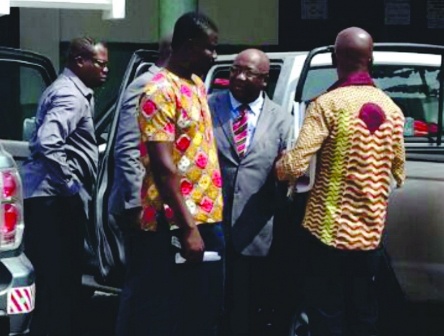 Rev Kwame Boateng (in suit) on bail now