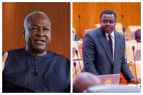 John Dramani Mahama and John Ntim Fordjour