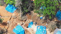 Galamseyers sets up temporal base within the Atewa Forest