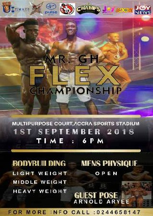 Mr. GH Flex Bodybuilding Championship takes place on September 1