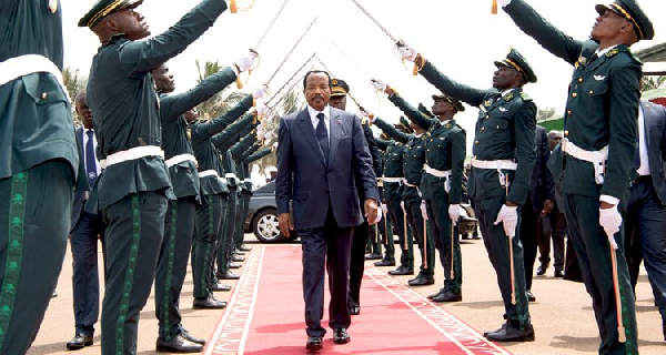 Cameroon president Paul Biya