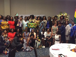 A group of women at the Toronto launch of Ghanaian Canadian Chamber of Commerce by the GCAO in July