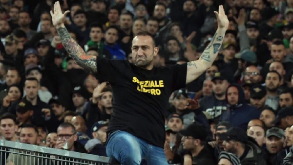 Gennaro is the leader of Napoli's Ultras