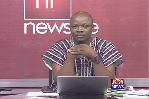 Samson Lardy Anyenini is the host of Newsfile on JoyNews