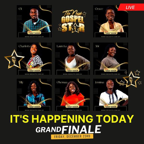 The finalists of the next gospel star