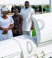 Some film players bidding farewell to late Grace Naa Kwarley Nortey
