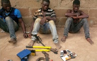 File photo: Some robbery suspects.