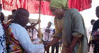 Samira Bawumia congratulating Osei Kyei Mensah Bonsu